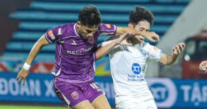 Minh Khoa lập siêu phẩm lốp bóng xé lưới Nam Định