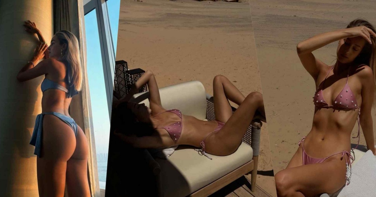 Rãnh lưng đầy quyến rũ của Viktoria Varga